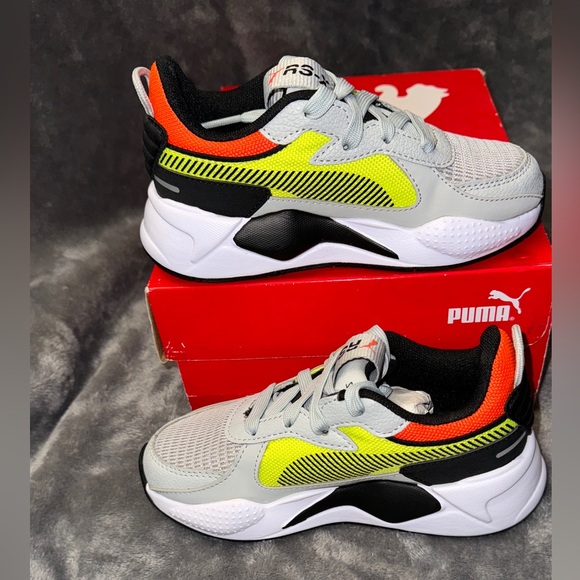 Puma RS-X Hard Drive PS size 12.5 kids high rise-yellow alert (Brand new in box) - Picture 6 of 11